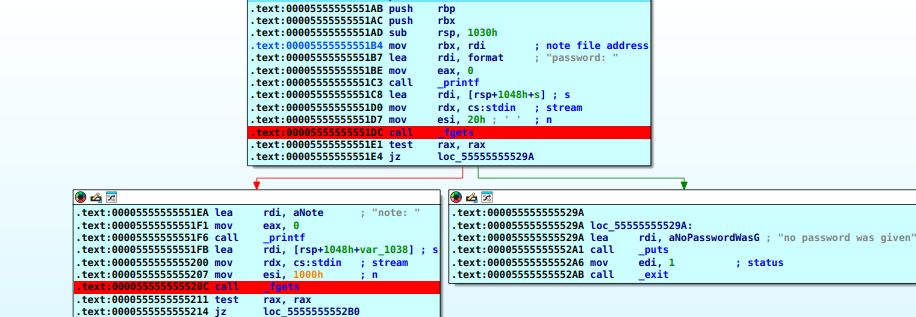 password input assembly