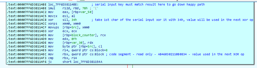 Level 4 serial check and XOR setup