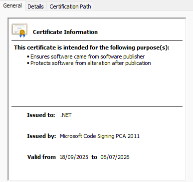 Legitimate library certificate comparison 1