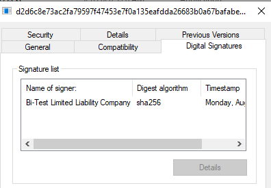 Legitimate library certificate comparison 2